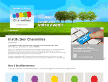 Tablet Screenshot of les-charmilles.fr